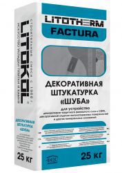 Фасадная штукатурка «Шуба» LITOTHERM FACTURA, 25кг - картинка 2