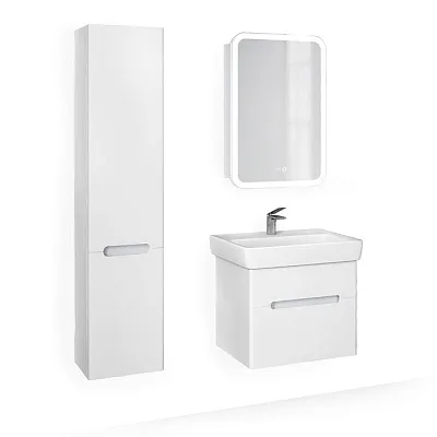 Зеркало шкаф LAPARET Аккорд/Accord (белый) 50см. Acc.03.50/ W - картинка 2