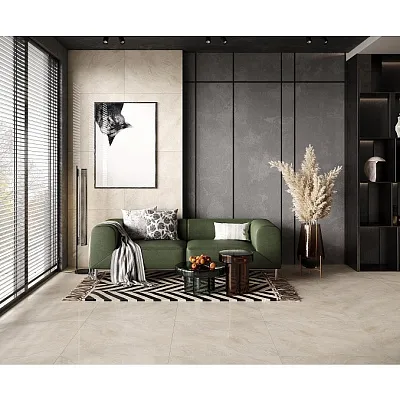 New York Ivory Керамогранит кремовый 80x80 Лаппатированный - картинка 2