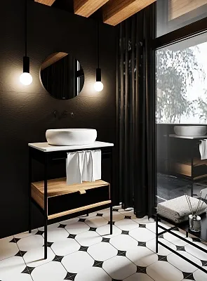 Керамогранит матовый, ARTE BLACK 60х120 5мм MATT, Monocolors - картинка 2