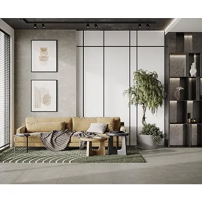Wolf Grey Керамогранит 80х80 Сатинированный - картинка 2