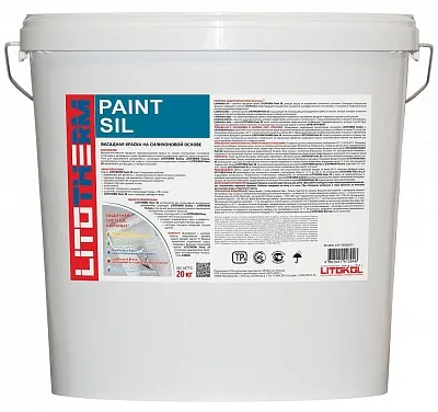 Фасадная краска LITOTHERM Paint Sil, 20кг - картинка 2