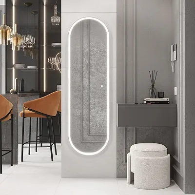 Зеркало овал LAPARET Модус/Modus 45*150 влагостойкое, подсветка, димер - картинка 2