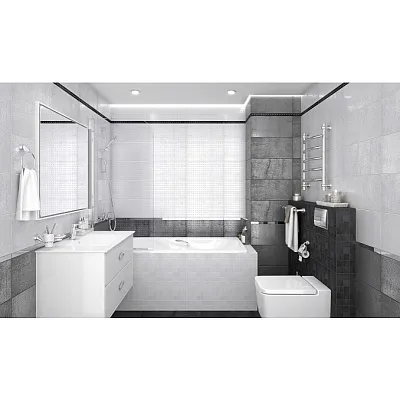 Металлика Декор мозаичный светлый MM34033 25х25 - картинка 2