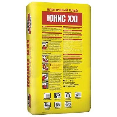 Экономичный клей для типовых работ ЮНИС XXI, 25 кг - �������� 2